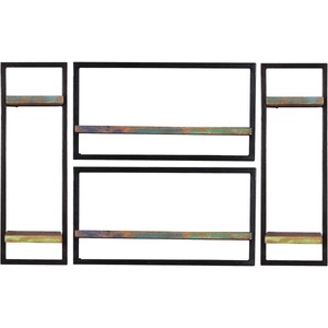 mutoni sweet home, Wandregal River bunt 125x25x75 (4-tlg), Wandregal River bunt 125x25x75 (4-tlg)