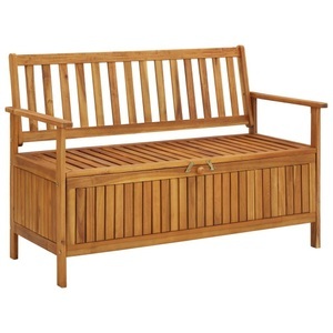 vidaXL, vidaXL Gartenbank mit Stauraum 120 cm Massivholz Akazie, vidaXL Gartenbank mit Stauraum 120 cm Massivholz Akazie