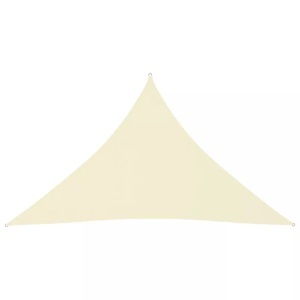 vidaXL, vidaXL Sonnensegel Oxford-Gewebe Dreieckig 3x3x4,24 m Cremeweiß, vidaXL Sonnensegel Oxford-Gewebe Dreieckig 3x3x4,24 m Creme