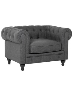 Beliani, Sessel Aus Polyester Klassisch Chesterfield Unisex ONE SIZE, 