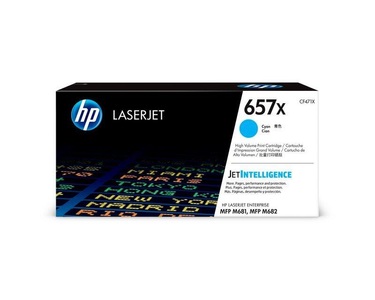 Hp, HP 657X Cyan Original LaserJet Tonerkartusche mit hoher Reichweite, HP H657XC Toner XL cyan - HP No. 657X C, CF471X für z.B. HP Color LaserJet Enterprise Flow MFP M 681 dh
