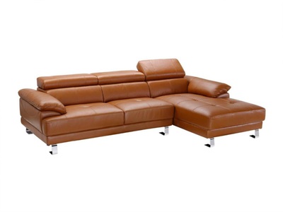 Vente-unique, Ecksofa Leder - Karamell - Ecke Rechts - EXCELSIOR II Ecksofa Leder - Karamell - Ecke Rechts - EXCELSIOR II, Vente-unique - Ecksofa Leder - Karamell - Ecke Rechts - EXCELSIOR II, One Size, Camel