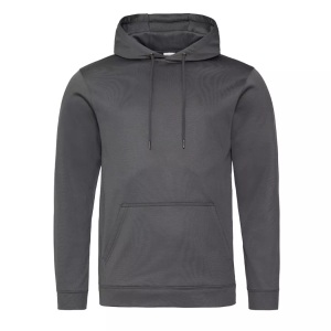 Awdis, AWDIS Kapuzenpullover »Unisex Polyester Sport«, AWDis - Polyester Sports Hoodie, für Damen, Charcoal Black, Größe S