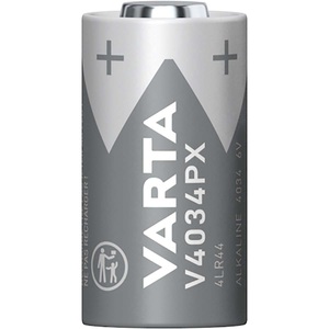 Varta, Lithium Batterie V4034PX/4LR44, 6V - 1 Stück, Varta Knopfzelle V4034PX/ 4LR44 1 Stück