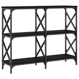 vidaXL, vidaXL Konsolentisch Schwarz 100x28x80,5 cm Holzwerkstoff, vidaXL Konsolentisch Schwarz 100x28x80,5 cm Holzwerkstoff