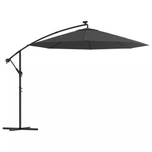 Diverse Hardware, Ampelschirm mit Aluminium-Mast 300 cm Anthrazit