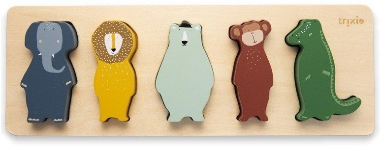 Trixie Baby, Trixie Baby Holzpuzzle mit Tieren, Trixie Baby Holzpuzzle mit Tieren