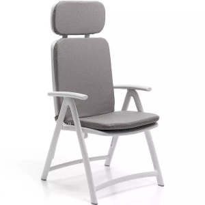Nardi, Garten Kissen für Sessel Acquamarina grigio, Garten Kissen für Sessel Acquamarina grigio