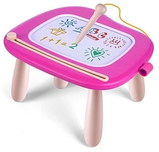 Activity-board, Kinderspielzeug Ab 1 Jahr, Magnetische Maltafel Zaubertafel Bunt Zeichentafel Magnettafel Mit 4 Unisex Multicolor, Activity-board - Kinderspielzeug ab 1 Jahr, Magnetische Maltafel Zaubertafel Bunt Zeichentafel Magnettafel mit 4, Pink