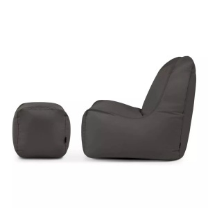 Pusku Pusku, Sitzsack Seat Set Outdoor Sitzsack Seat Set Outdoor, Pusku - Sitzsack Seat Set Outdoor, One Size, Schiefergrau