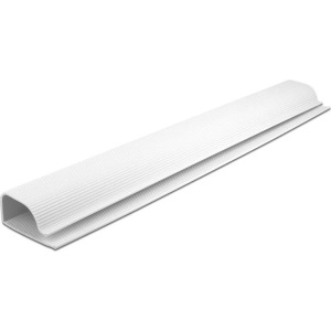 Delock, 20885 Kabel-Organizer Tisch/Bank Kabelkanal Weiß 2 Stück(e), Delock Kabelkanal für Untertischmontage 0.4 m x 63 mm Weiss 2 Stück