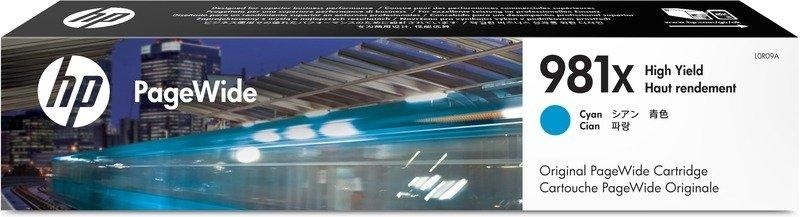 Hp, Original Tintenpatrone cyan HP No. 981X, L0R09A, Hewlett Packard Tintenpatrone, blau, No.981X, L0R09A, (10'000 Seiten)