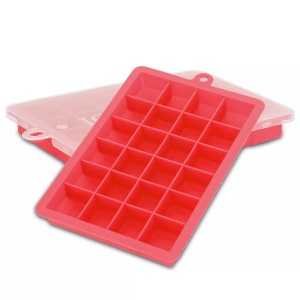 Intirilife, Intirilife - 2x Eiswürfelformen, Rot
