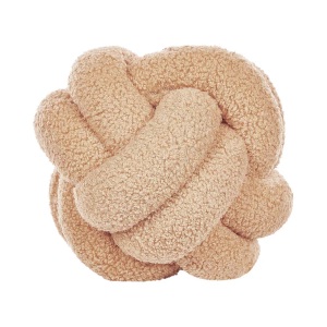 Beliani, Dekokissen aus Bouclé Boho MALNI Dekokissen aus Bouclé Boho MALNI, Beliani - Dekokissen aus Bouclé Boho MALNI, S/M, Baumnuss