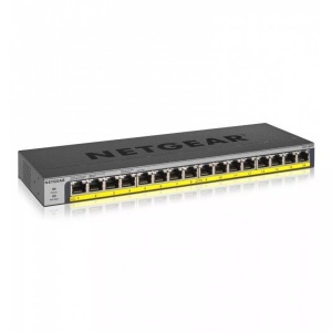 Netgear, Netgear Gs116Pp-100Eus 16-Port LAN Gigabit Ethernet Switch, GS116PP, Switch