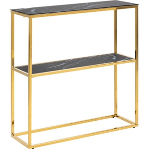 mutoni scandi, Konsolentisch Romandie Metall grau, gold, Konsolentisch Romandie Metall grau, gold