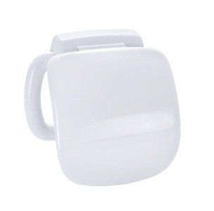 Diaqua, LAGUNA WC-Papierhalter mit Deckel weiss, DiAqua Laguna WC-Papierhalter mit Deckel Weiss | 15.5 × 6 × 14.5 cm
