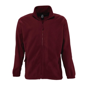 SOL's, SOLS Fleecejacke »Herren Outdoor Fleece Jacke North«, SOLS - Outdoor Fleece Jacke North, für Herren, Weinrot, Größe L
