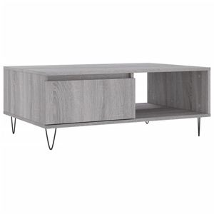 vidaXL, vidaXL Couchtisch Grau Sonoma 90x60x35 cm Holzwerkstoff