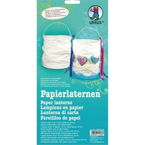 Ursus, URSUS Lampion Ø 13 cm Weiss, 4 Stück, URSUS Lampion Ø 13 cm Weiss, 4 Stück