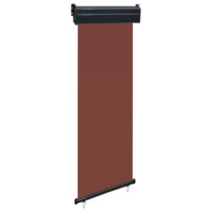 vidaXL, vidaXL Balkon-Seitenmarkise 60 × 250 cm Braun, vidaXL Balkon-Seitenmarkise 65x250 cm Braun