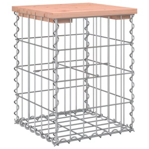 vidaXL, vidaXL Gartenbank aus Gabionen 33x31x42 cm Massivholz Douglasie