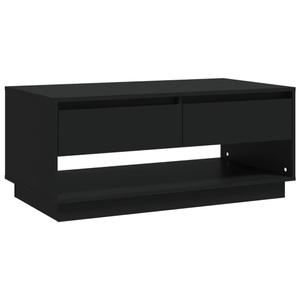 vidaXL, vidaXL Couchtisch Schwarz 102,5x55x44 cm Holzwerkstoff