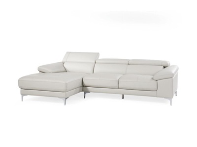 Vente-unique, Ecksofa Leder SOLANGE Ecke Links Ecksofa Leder SOLANGE Ecke Links