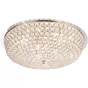 Globo, Kristall-Deckenleuchte Emilia mit LED-Lampen, Kristall-Deckenleuchte Emilia mit LED-Lampen