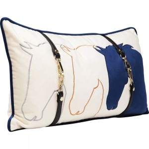 Kare Design, Kissen Horsefaces 28x50cm, KARE Dekokissen »Horsefaces«