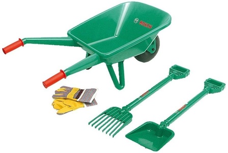 undefined, Bosch Gartenset + Schubkarre 4 tlg., Garten-Spielzeug BOSCH GARDENING mit Schubkarre 4-teilig