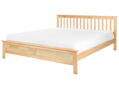 Bett mit Lattenrost aus Kiefernholz Klassisch MAYENNE Bett mit Lattenrost aus Kiefernholz Klassisch MAYENNE