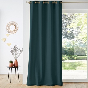 LA REDOUTE INTERIEURS, Vorhang Velvet Unisex Grün 135x350CM, La Redoute Intérieurs - Vorhang Velvet mit Ösen, 135x350CM, Grün