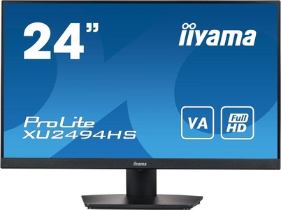 Iiyama, Iiyama XU2494HS-B2 LED-Monitor 60.5 cm (23.8 Zoll) EEK E (A - G) 1920 x 1080 Pixel Full HD 4 ms HDMI®, DisplayPort,, 