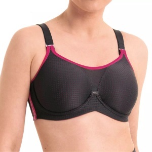 Anita - Performance WireX Sport-BH, für Damen, Schwarz, Größe 70/D