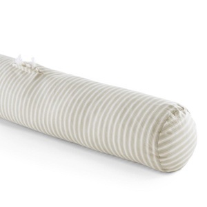 LA REDOUTE INTERIEURS, Nackenkissenbezug, zum Selbstgestalten, La Redoute Intérieurs - Nackenrollenbezug zum Befüllen, 90cm, Weiss Bedruckt