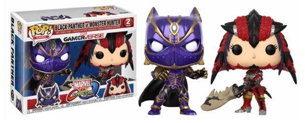 Black Panther, Black Panther Marvel v Capcom Inf Black Panther & Monster Hunter Pop 2Pk 1, 