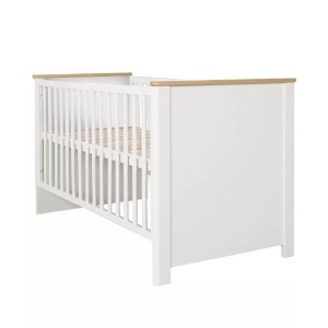 Roba, roba® Babybett »Ava«, Made in Europe, Kinderbett, Gitterbett, roba - Kombi-Kinderbett Ava 70x 140cm weiss, 70x140 cm