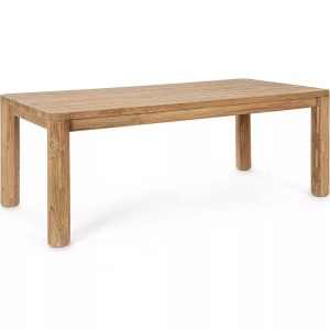 mutoni lifestyle, Gartentisch Maverick Teakholz natur 200x100, Gartentisch Maverick aus recyceltem Teak-Holz