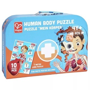 undefined, Hape Puzzle Mein Körper, Puzzle MEIN KÖRPER 61-teilig