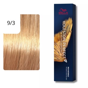 Wella Professionals, Wella Professionals Color Kolestone Perfect ME+ RICH NATURALS 9/3 lichtblond gold 60ml, Wella Koleston Perfect Me+ Permanent Creme Haarfarbe