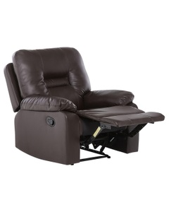 Beliani, Sessel aus Kunstleder Modern BERGEN Sessel aus Kunstleder Modern BERGEN, Beliani - Fernsehsessel aus Kunstleder Retro BERGEN, One Size, Braun Bunt
