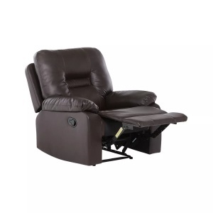 Beliani, Sessel aus Kunstleder Modern BERGEN Sessel aus Kunstleder Modern BERGEN, Beliani - Fernsehsessel aus Kunstleder Retro BERGEN, One Size, Braun Bunt