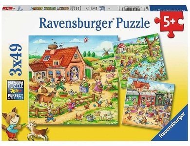 RAVENSBURGER SPIELEVERLAG, Ferien auf dem Land (Puzzle), Ravensburger Puzzle »Ferien auf dem Land«, (49 tlg.)