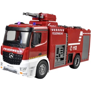 AMEWI, Amewi 22503 Mercedes Benz Feuerwehr-Löschfahrzeug - Lizenzfahrzeug 1:18 RC Modell-LKW 100% RtR inkl. Akku und Ladekabel, Amewi RC-Auto »Benz Arocs Feuerwehr«