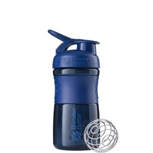 Blender Bottle, 20oz / 590ml BlenderBottle SportMixer Flip, Navy, Blender Bottle - 20oz / 590ml BlenderBottle SportMixer Flip, Navy, One Size, Blau