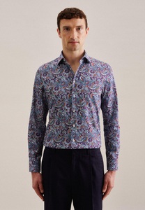 Seidensticker, seidensticker Businesshemd »Slim«, Slim Langarm Kentkragen Paisley, 