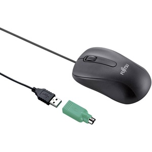 Fujitsu, Fujitsu M530 USB-Maus Laser PS2-Anschluss Schwarz, 
