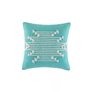 KAS, Kas - Kissenbezug Channing - 50 x 50 cm - Seegrün, Kas - Channing Zierkissen, 50 x cm, Türkisblau