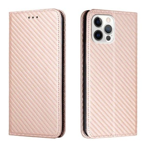 Cover-Discount, iPhone 14 Pro - Carbon Look Flip Case Hülle, 